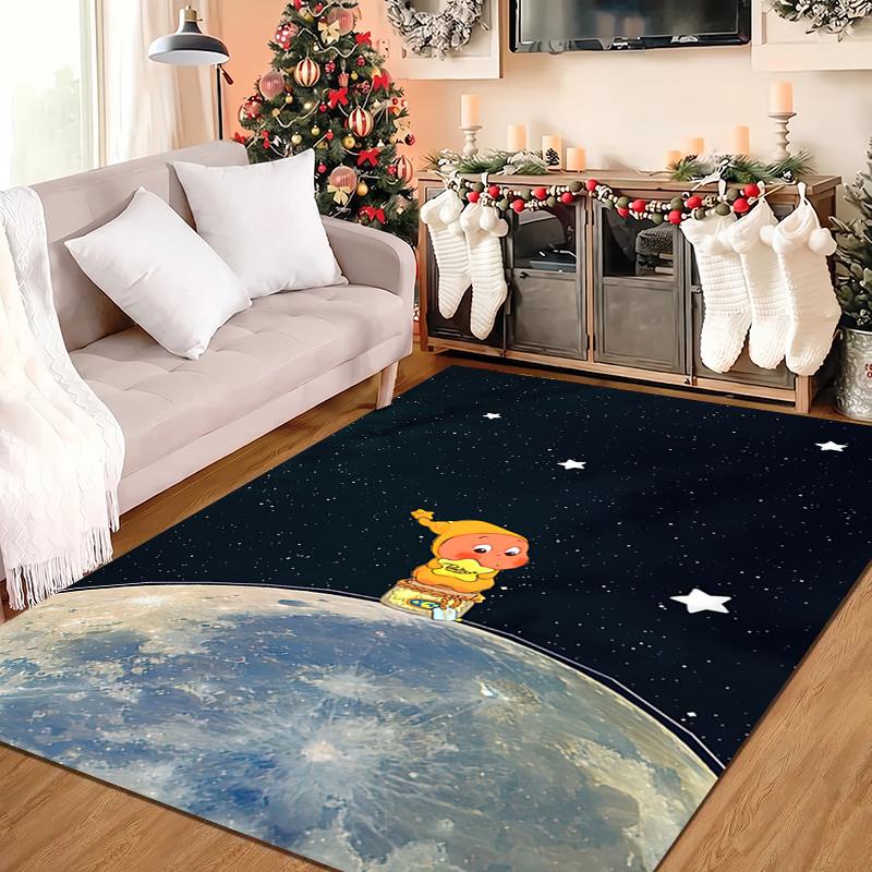 Twinkle Twinkle Starry Night Magic Carpet Home Decor Suitable For All Seasons Bathroom Mat Dormitory Decoration Christmas Gifts