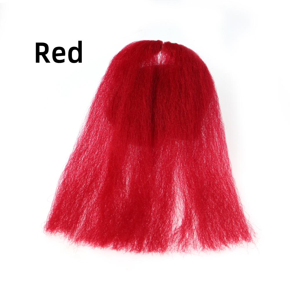 

1 упаковка мушек для вязания мушек, мягкий EP шелковистый материал с длинными волосами для приманки для мелкой рыбы, стримера 1Pack красный