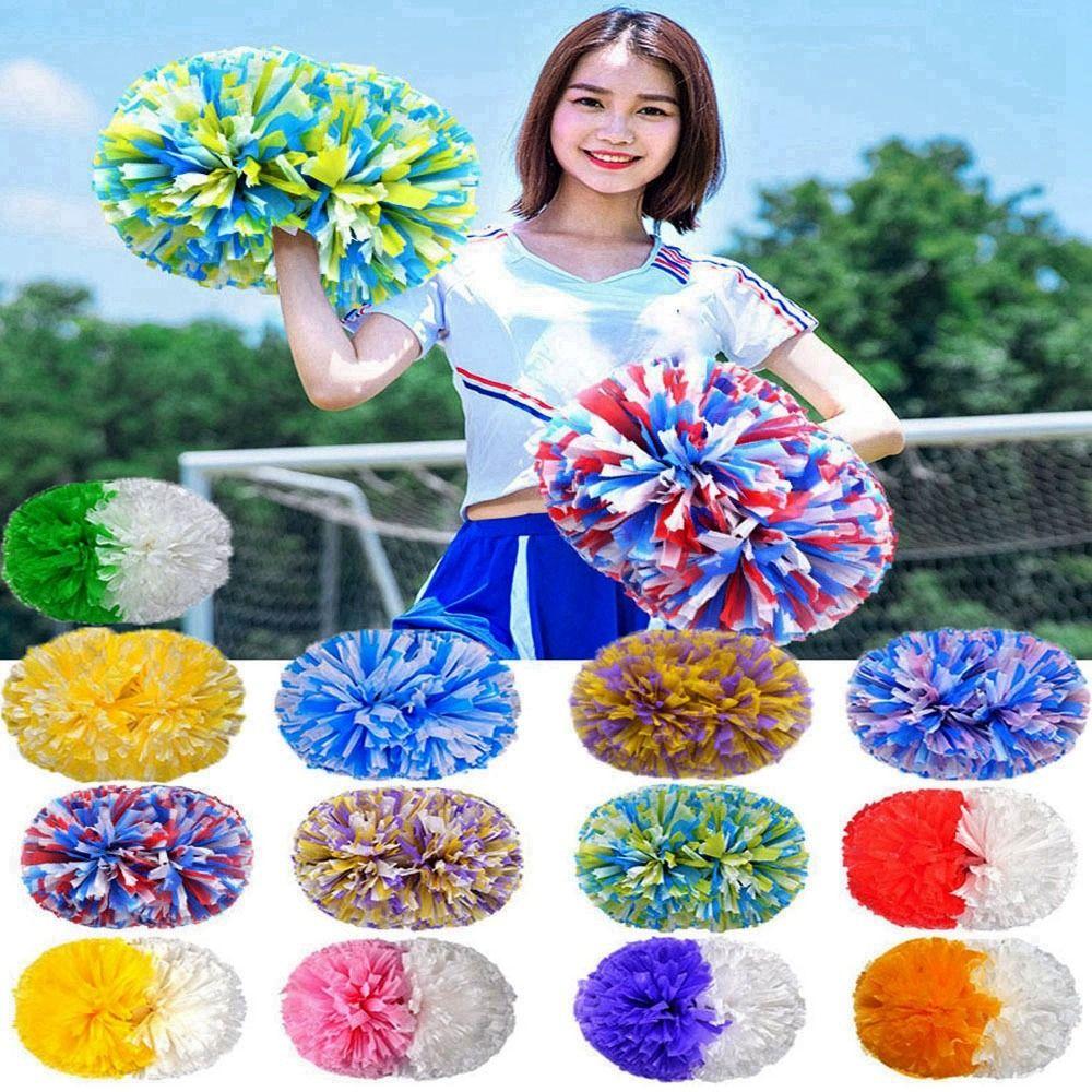 Flower Cheerleading Cheering Ball Cheerleader Pom Poms Club Sport Supplies Dance Party Decorator
