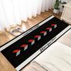 Tappeto per Garage Moto Tappetino da Gara Cool Moto Display Tappetino Espositore Moto Corridoio Antiscivolo Tappeto Decorazione Casa