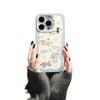 Applicable to Apple 11Promax Color Silver 11 New Trendy Creative Personality Niche Premium Yellow and Blue Puppy Mobile Phone Case