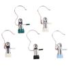 Stainless Steel Rotating Drying Clip Multi-Purpose Windproof Hook for Clothes, Hats Pants