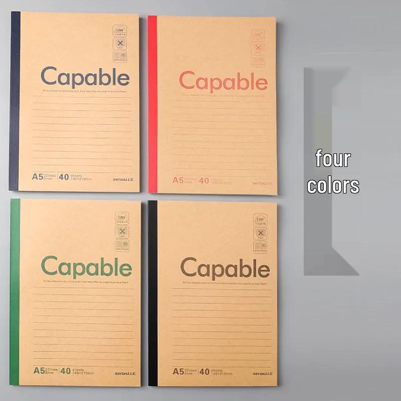 A5 Thick Soft Cover Notebook - Ideal for Students, Notes, Meeting Minutes, and Diaries