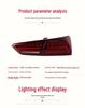 16-21 Malibu XL LED Taillight Assembly with Running Light & Flowing Turn Signal