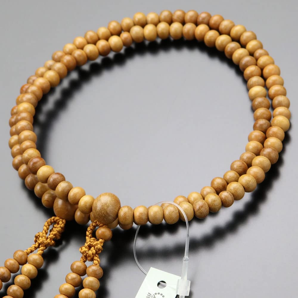 Shingonské buddhistické modlitební korálky pro ženy 8 Čistý Čisté hedvábí Sanskrit 108 Kjótská modlitba Přírodní 2 Autentická modlitba Kójasan 102330003 Sáček na modlitební korálky