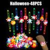 Flashing LED Party Favors Kids Halloween Light Up Bracelets Christmas Gift Toys Treat Bag Fillers Goody Bag Essentials