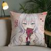 Anime Cute Alya RRoshidere Pillow Case Square DoubleSided Printing Sofa Cushion Cover Pillowcase Bedroom Bedside