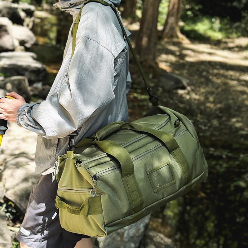 Large Capacity Travel Backpack Hiking Gym Outdoor Activities Unisex Nylon Daypack 20-35L