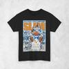 Summer New Men's SLAM Basketball Pattern T-Shirt Crew Neck Men's Women's Short Sleeve Cotton Top