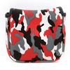 Square Golf Putter Cover Headcover Camouflage Waterproof PU Golf Club Head Cover Magnetic Closure Accessory