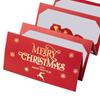Christmas Cash Gift Card Holder with Envelope 6 Slots Money Holder For Holiday Money Storage And Festival Gift Exchanges