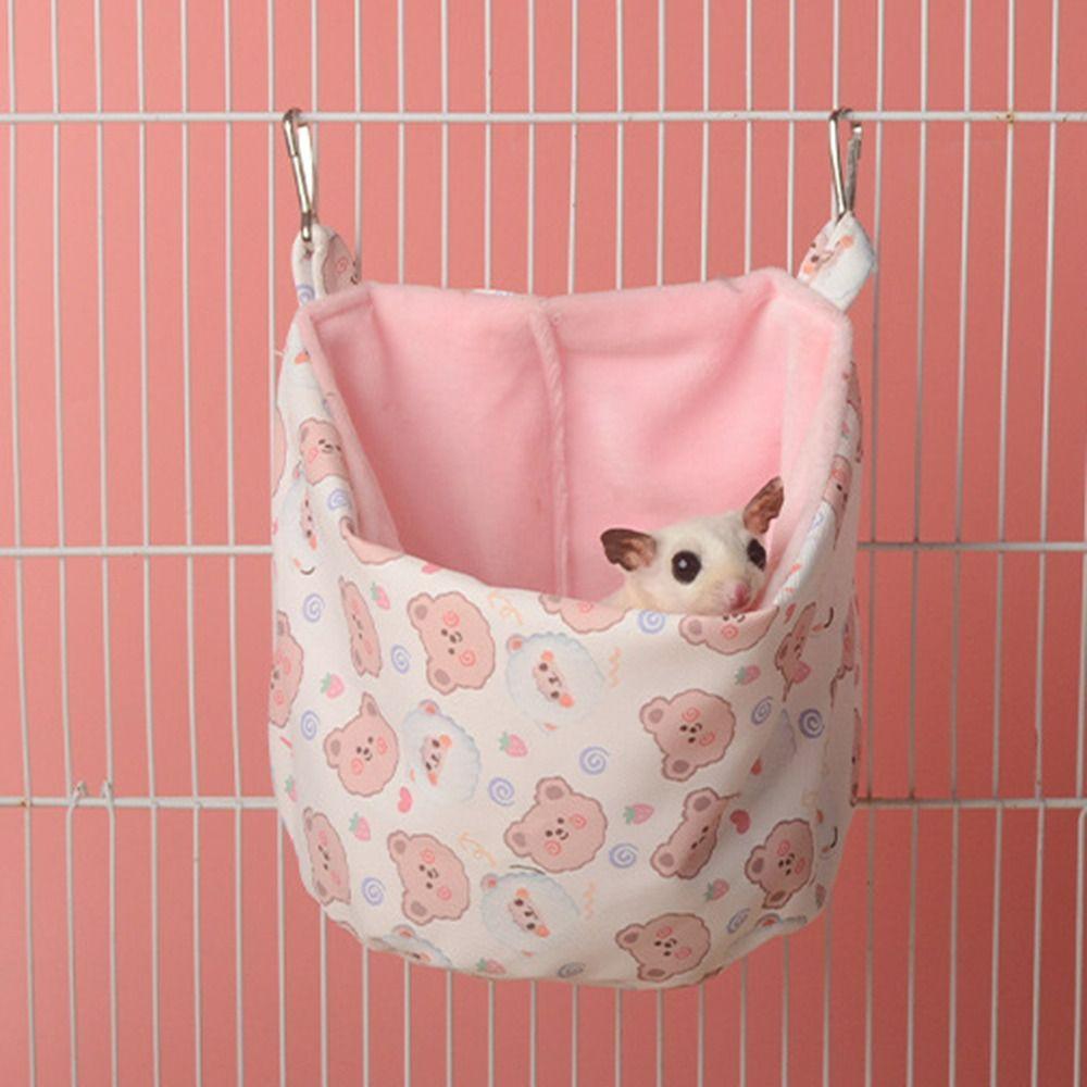 Hang Hamster Hammock Plush Small Pet Nest Creative Guinea Pig Sleeping Bag  Bunny