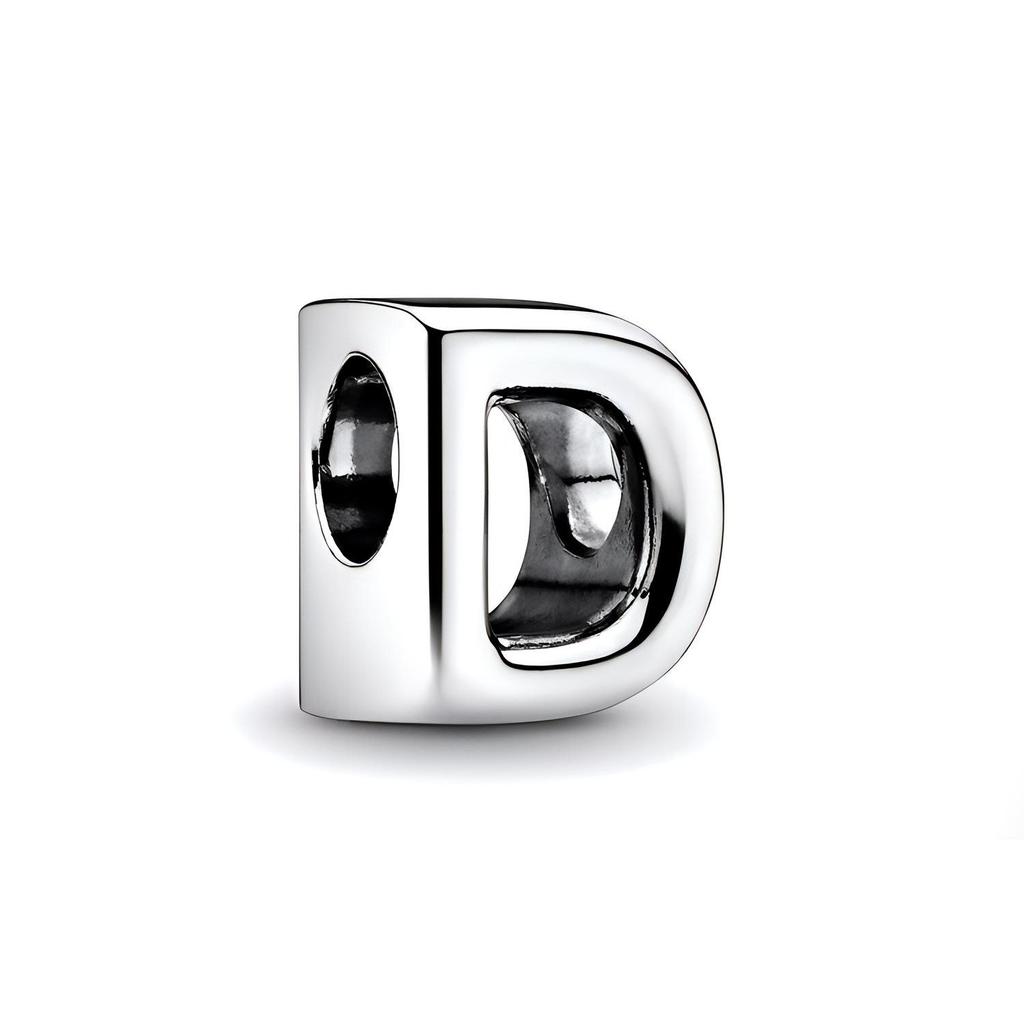 Pandora Moments Trendy Letter D Charm Women Charm Silver 797458