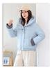Women's Short Winter Jacket Warm Hooded Loose Cotton-Padded