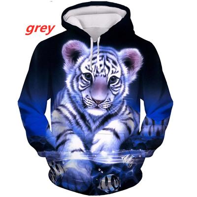 Fashion Animal Tiger Printing 3d printed Hoodie Πουλόβερ Casual φούτερ Αθλητικό φούτερ