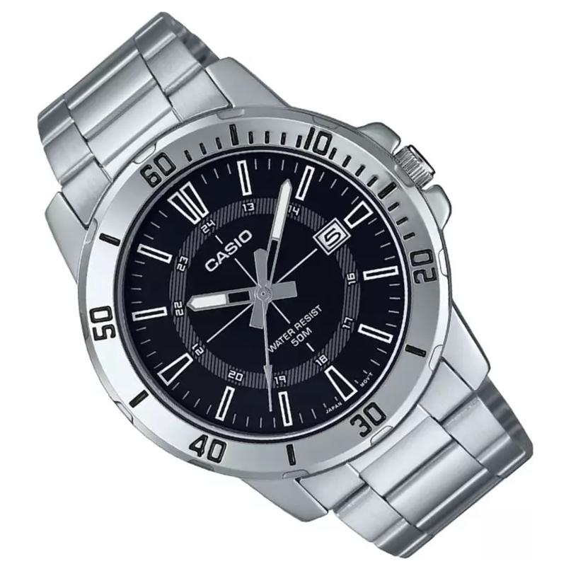 Casio Men Standard Series Black Watch MTP-VD01D-1C MTP-VD01D-1C