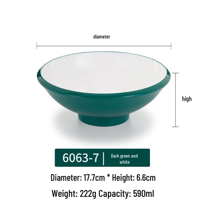 Handun Melamine Nordic Square Noodle Bowl