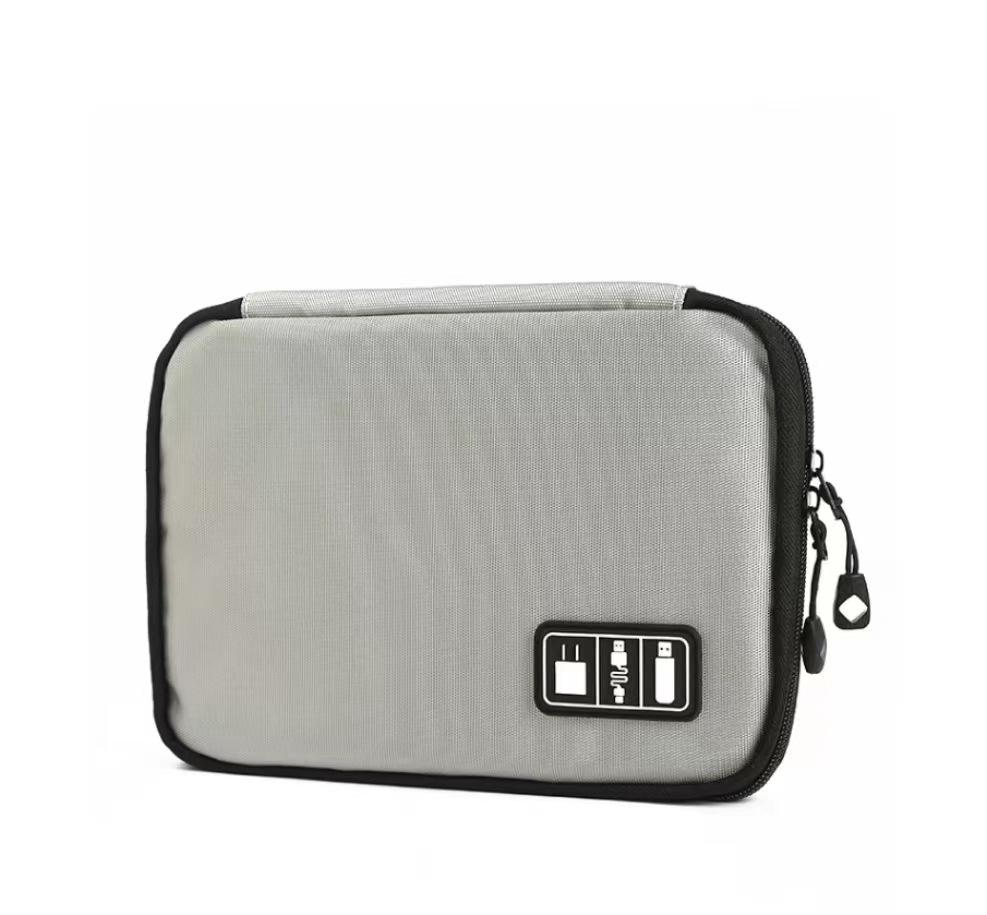 Custom Logo Digital Accessories Organizer Bag - Large Capacity for Cables, SD Cards, Earphones