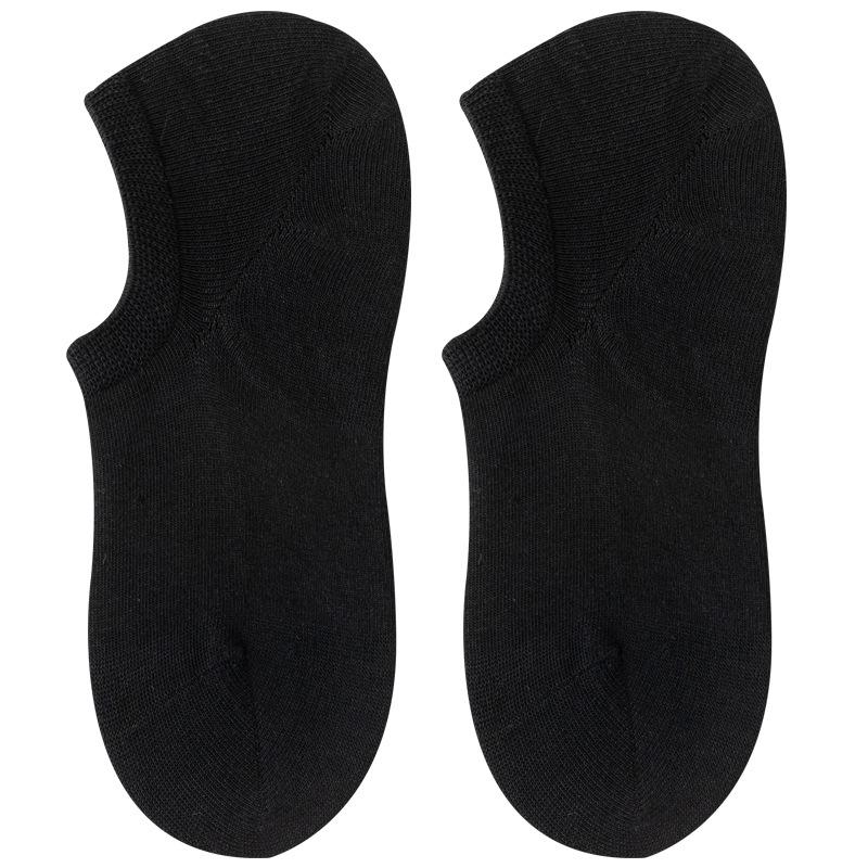 Summer Thin Men's Boat Socks, Anti-pilling and Non-dropping, Solid Color Deodorizing, Sweat-absorbing Invisible Socks, Pure Cotton Socks