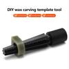Wax Ring Sizer Mandrel Inner Wax Tube Cutter Enlarge Holes Of Carving Ring Molds Wax Pip Knife Jewelry Casting Tool