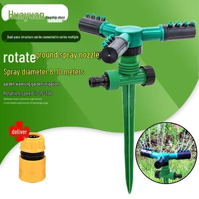 Automatischer rotierender Gartensprenger & Bewässerungsschlauch