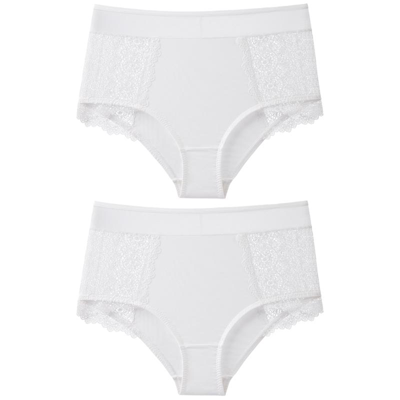 

CINOON 2Pcs/Lot High Waist Ice Silk Panties Women s Abdominal Tight Underwear No Trace Hip Lifting Triangle Brifes Underwear S