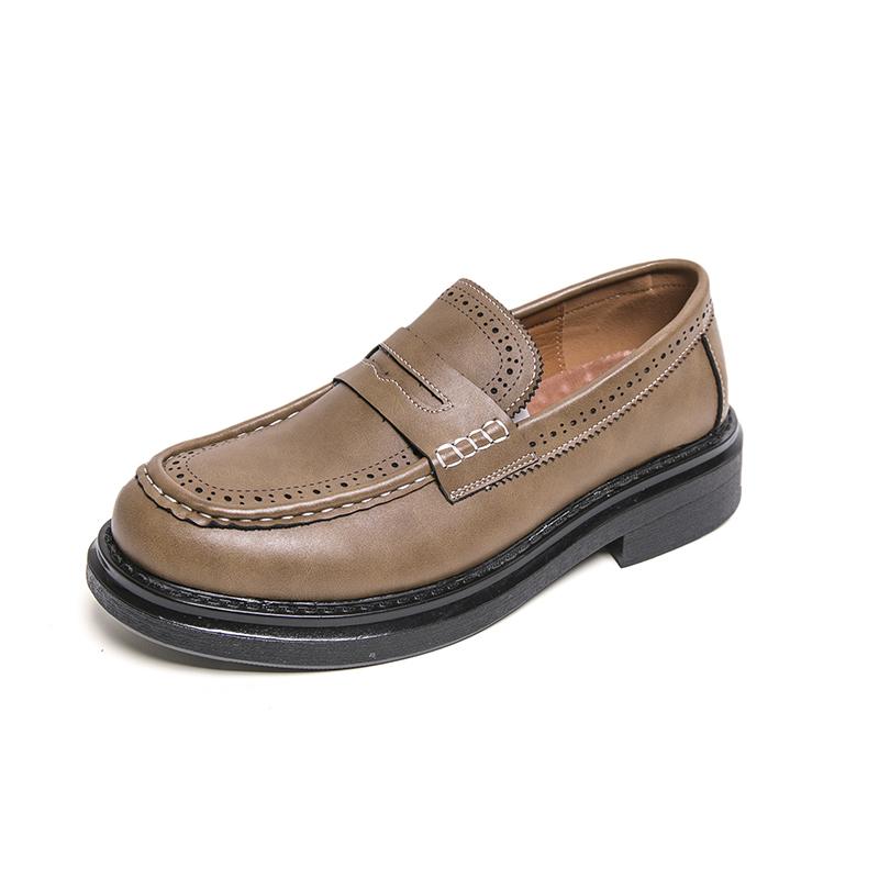 

Men Casual Shoes Lightweight Non Slip Loafers Comfortable Wear-resistant for All Seasons Outdoor Daily Wear 39 коричневый