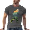 Sasquatch Bigfoot Cryptids Graphic Art Cryptozoology TShirt Independence Day Short Sleeve TShirt
