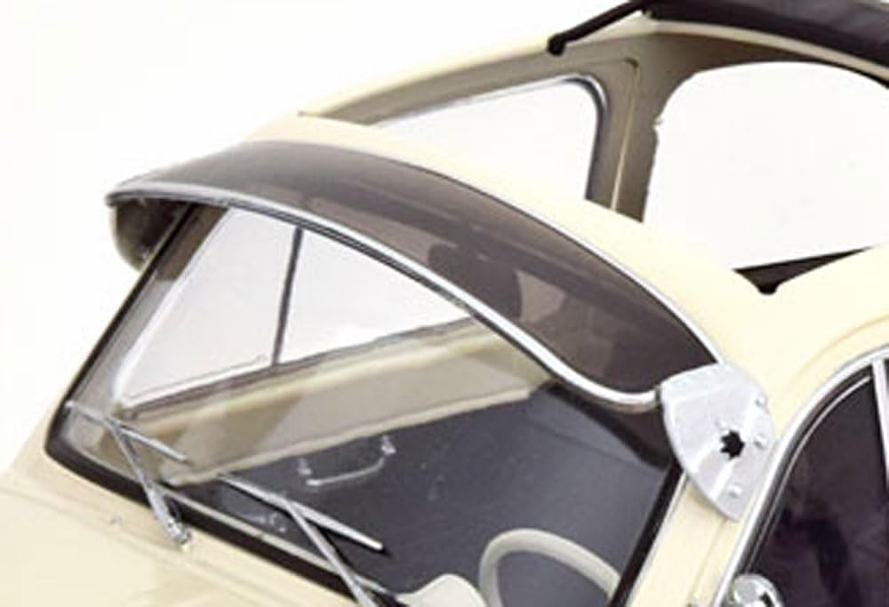 KK Scale Fiat 500 F Custom 1968 Cream Finished Product 1/12