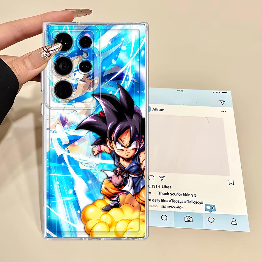 

Чехол для телефона Samsung Galaxy S25 Edge S24 S21 S20 Plus S26 S23 Ultra Note 20 Ultra 10 S22 FE Dragon Ball Крутой Популярный Galaxy S24 FE