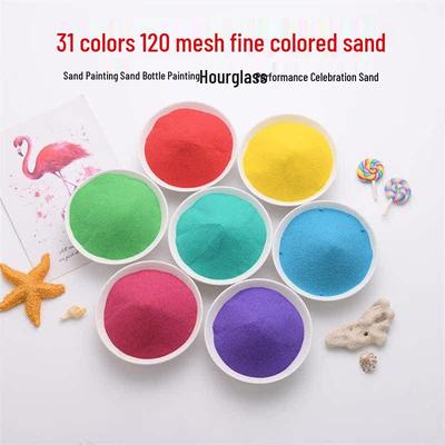 Sabbia Colorata a Maglia 120 per Sand Art e Decorazioni Matrimoniali - Sabbia Fine per Clessidre e Performance