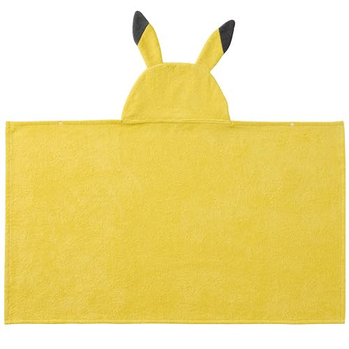 Monpoke Pikachu Hooded Bath Towel, Yellow, B896090