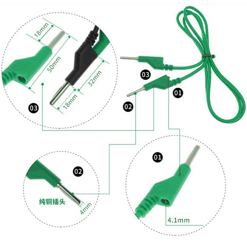 1m 10 Stück 4mm stapelbar Bananenstecker zu Bananenstecker Test führen 1m 10 Stück 4mm stapelbar Bananenstecker zu Bananenstecker Test führen