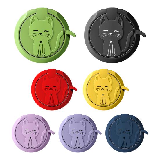 Suport inel de deget Desen animat Suport de deget multifuncțional rotativ pentru telefon mobil