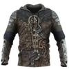 Classic 3D Printed Medieval Clothes Men Hoodies Knights Templar Harajuku Trendy Hooded Sweatshirts Casual Fall Jacket Tracksuits