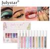 Julystar Ten Colors Pearlescent Matte Liquid Eyeshadow Makeup Bright Streamer Eyeshadow Set