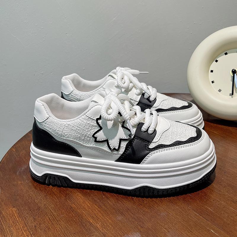 High-value casual shoes ins trendy autumn and winter new models increase height and light sports