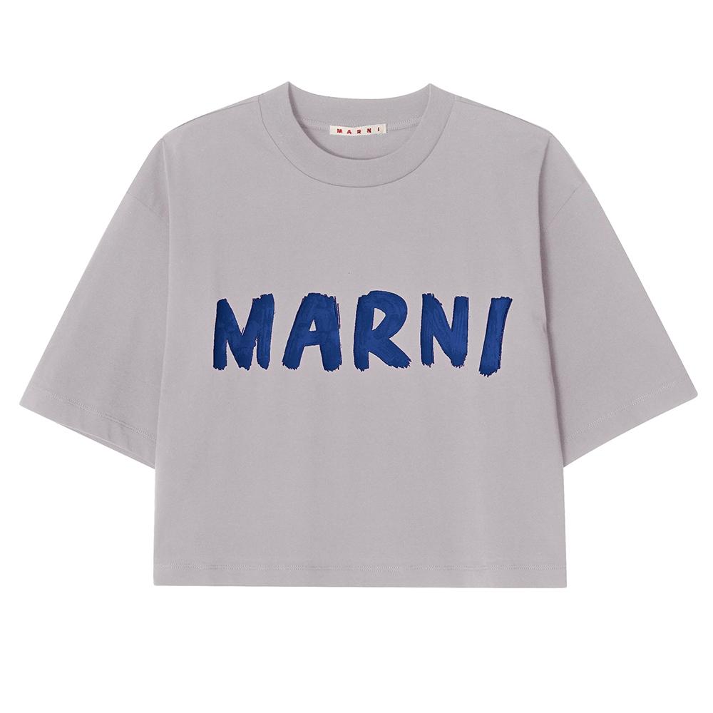 

Marni Thje0333p0 UScS11 Lon15 Logo Crop Women S Short Sleeve Tee THJE0333P0 USCS11 LON15 (42)
