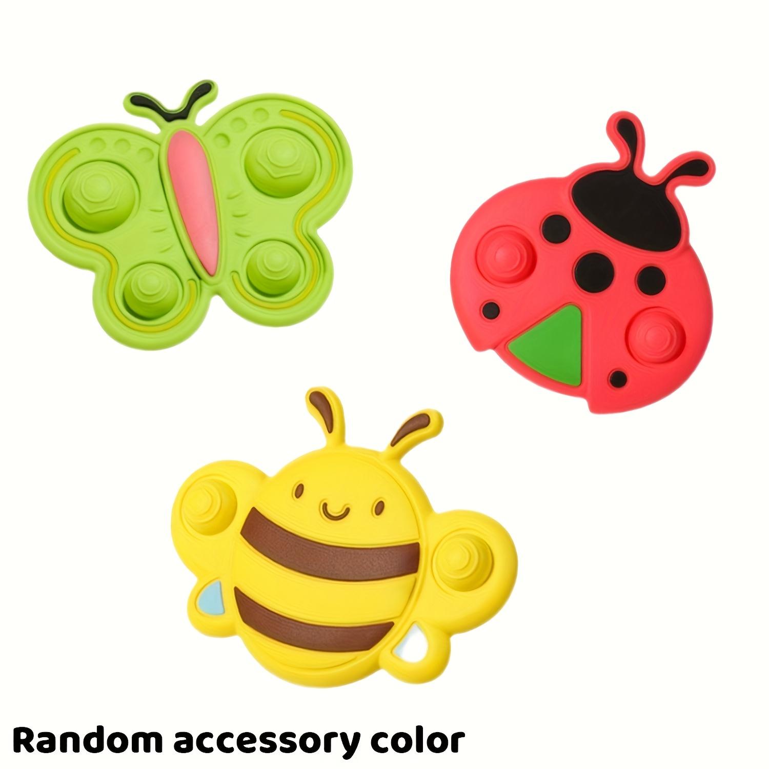 

Новый, Веселый И Интересный Набор из 3 шт. Новинка Вращающиеся Волчки, Интерактивные Вращающиеся Игрушки, Вращающийся Веселый Волчок на Присоске, Дизайн Пчелы, Бабочки И Божьей Коровки