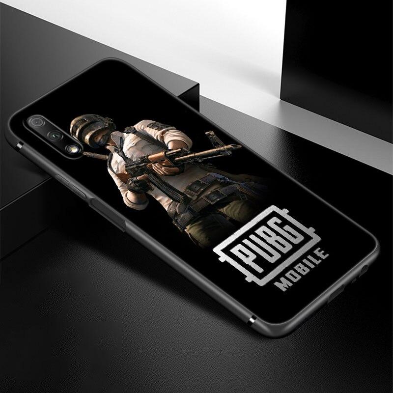 Fashion PUBG Game Phone Case For Huawei Honor 7A 8A 9X 20 Pro 8 10X Lite 9A 8C 9C 20E 7S 8S 20S 8X 10i 20i 30i Soft Black Cover