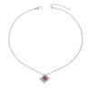Vintage Luxury Star Necklace Women Dainty Inlaid Zircon Chain Everyday Fashion Jewelry