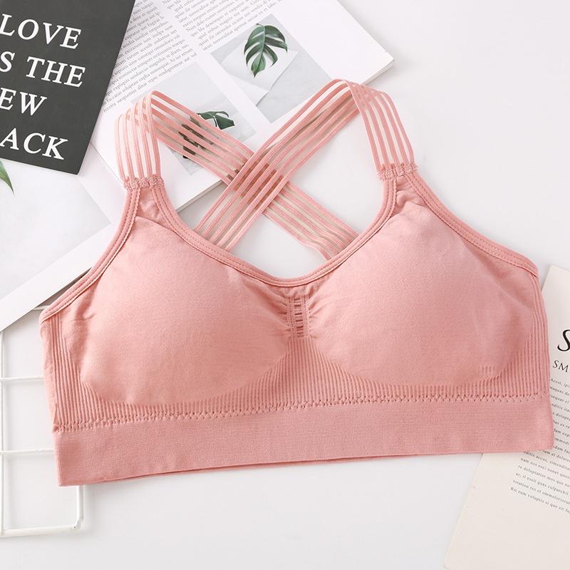Breathable Athletic Fitness Running Gym Vest Tops Sportswear Bras Women YogaSport Bra Women Shockproof Sexy Back Sports Bras