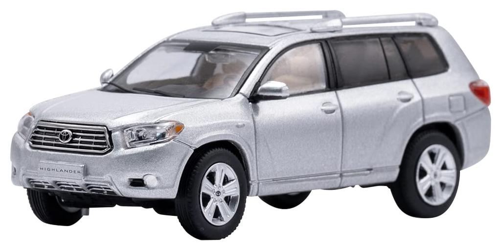 Gaincorp Products Toyota Highlander Silver Finished Product 1/64 (LHD)
