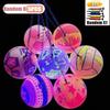 1-10PCS Light Up Flashing Swing Ball  Bouncing Toy Party Glow Ball Handheld Exercise Ball Christmas Halloween Gift for Kids