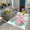 Colorful Marbling Carpet for Bedroom Bathroom Living Room Entryway Rug Non-Slip Rug Floor Carpet Kitchen Entry Rug Home Decor