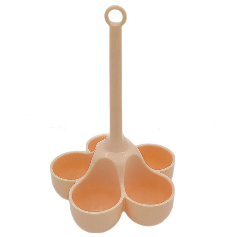 5-Loch-Eierkocher aus Silikon, hochtemperaturbeständig, gedämpfte Eierablage, Lebensmittelqualität, Ergänzungsnahrungsmittel