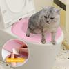 Cat Toilet Training System Cat Toilet Training Kit Teach To Use Reusable Cat Sandbox Toilet Seat Cat Training Seat Tool