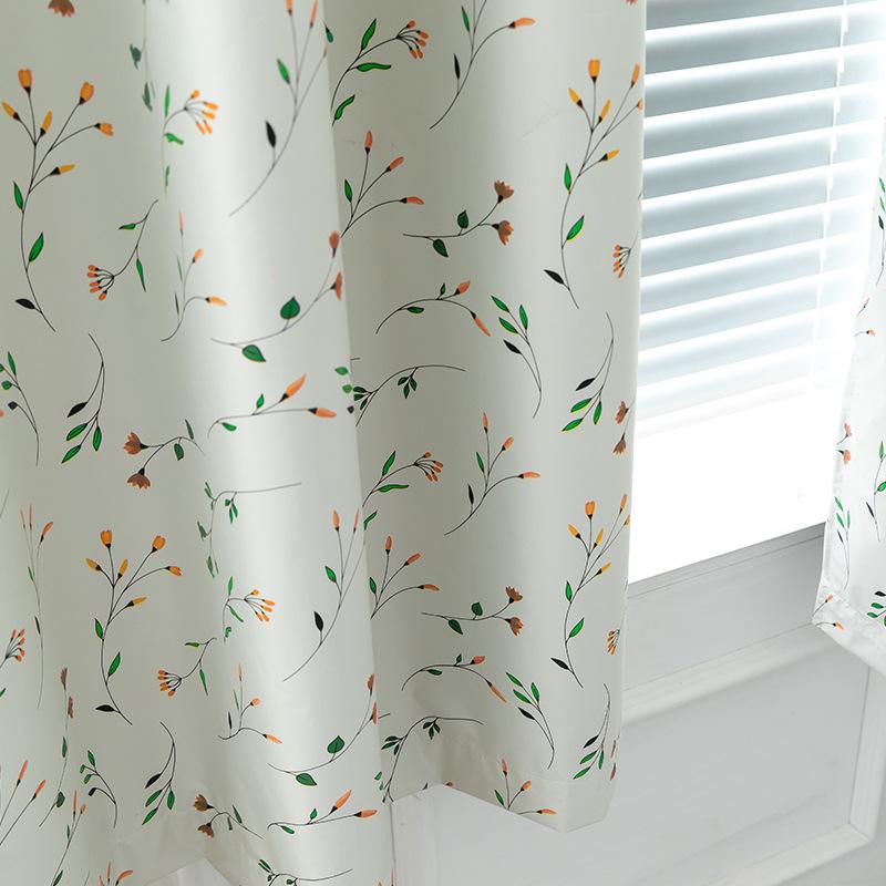 Outdoor Waterproof Blackout Curtains Balcony Blackout Curtains Waterproof And Oil-Proof Printed Curtains Finished Products