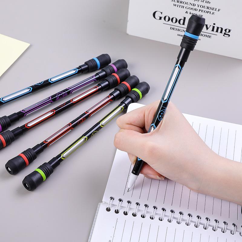 Intelligent Spinning Gel Pen with Replaceable Refill - Creative Decompression Toy for Beginners