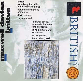 

CD CELLO SYMPHONY; MAXWELL DAVIES - VI - Britten Austria Classical Used